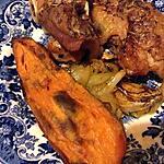 recette Veau à la patate douce au four
