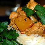 poireau : recette Poulet à la noix de coco et mangue