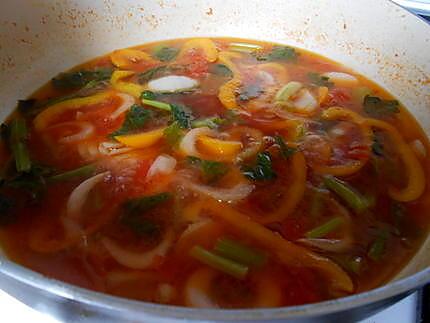 Petite soupe de poisson et crustacés 430