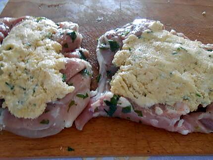 Cuisses de poulet farcies mascarpone gorgonzola 430