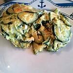 recette Gratin de courgettes au babybel