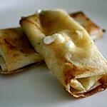 recette Brick chèvre / prune