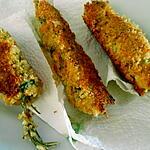 recette BROCHETTES  DE  MOULES  PANEES
