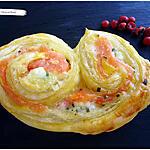 recette Palmiers au saumon