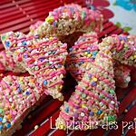 recette Gourmandises aux Rice Krispies à la pâte à gâteau