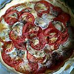 recette tarte mozzarella chèvre et tomate