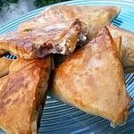 recette Samoussa au thon et boursin