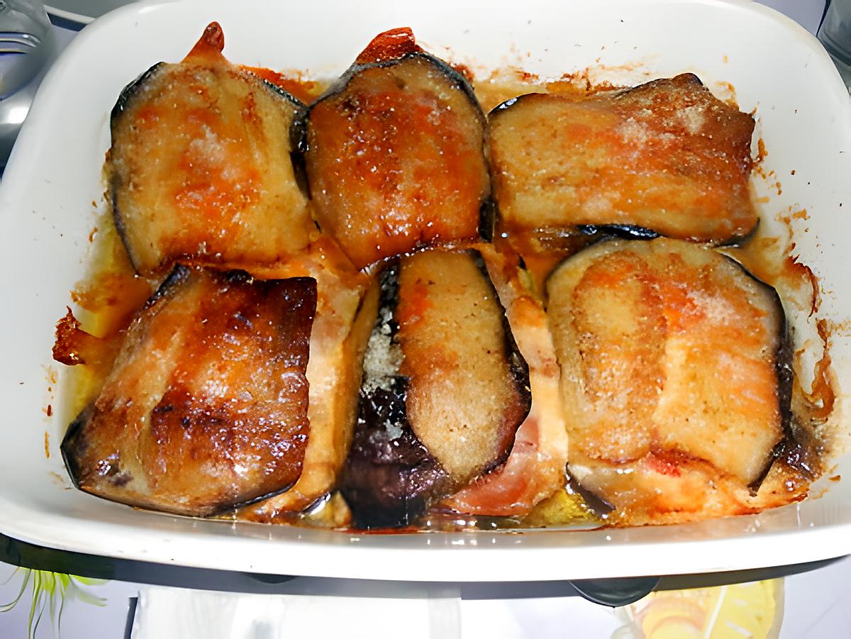 Aubergines farcies jambon fromage 430