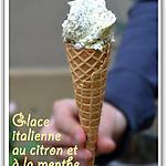 recette Glace italienne au citron et à la menthe
