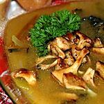 recette Soupe d'Automne aux champignons des bois