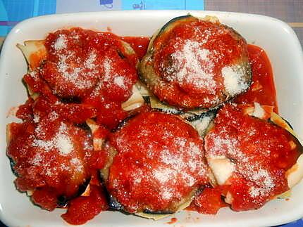 Torrette di melanzane e pasta (aubergines) 430