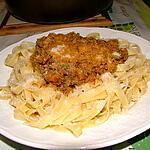 recette Salsa della zia (sauce à la viande et foies de volaille de ma tante)