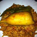 recette Riz au calamars farcis (recette tunisienne)