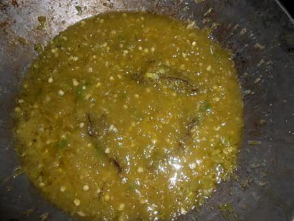 Recette de Purée de piments verts