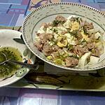 recette SALADE D'ENDIVES  OEUFS DURS  ET  THON
