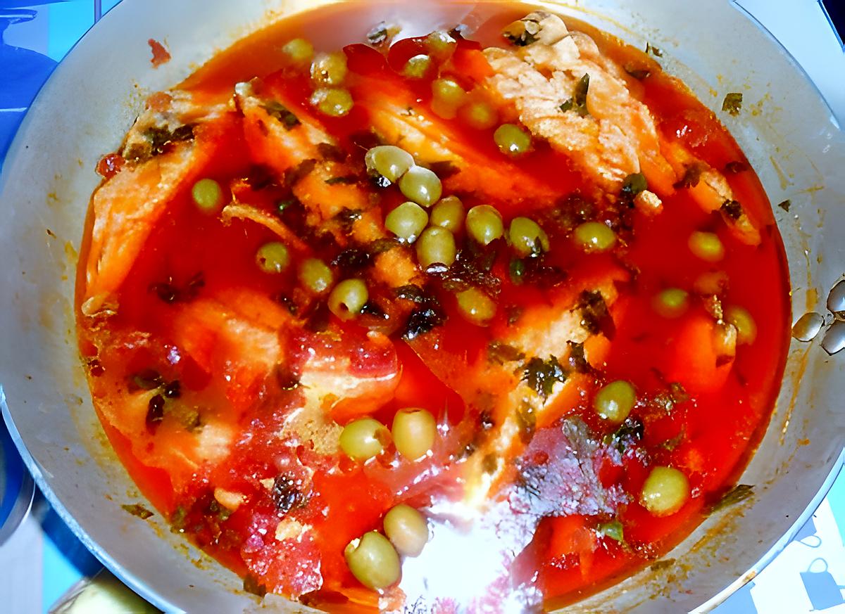 Filets de mulet sauce tomate 430