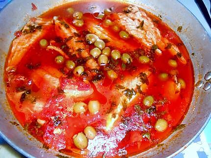 Filets de mulet sauce tomate 430