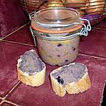 recette paté de foies de volaille au porto et aux myrtilles