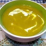 recette Soupe au potiron d'Italie à la crème fraiche.