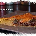 recette Chausson aux pommes et au chocolat