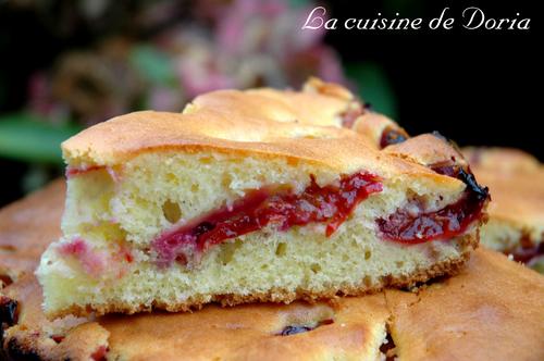 recette Gâteau aux quetsches