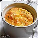 recette Soufflé de potiron, et au cheddar parfumé au paprika.