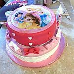 recette Gateau pate a sucre theme princesse