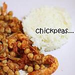pois chiche en boite : recette Curry aux crevettes et aux pois chiches