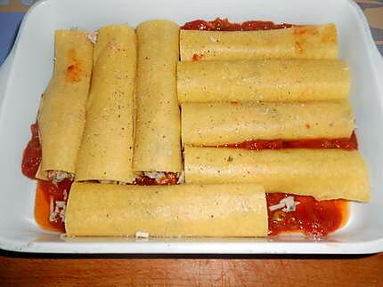 Cannelloni farcis aux fruits de mer 430