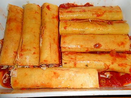 Cannelloni farcis aux fruits de mer 430
