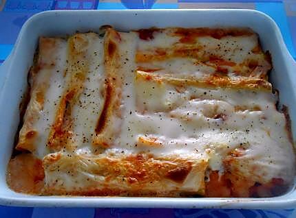 Cannelloni farcis aux fruits de mer 430