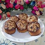 chocolat blanc : recette muffins à la crème de nouguat blanc ,framboise et amandes