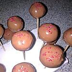 recette ~ Cake pops au chocolat au lait ~