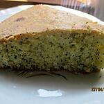 recette Gâteau au pavot bleu et zestes de citrons verts.