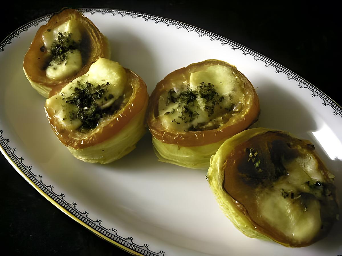 recette Fonds d'artichauts farcis façon tartelette