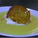 sucré : recette Ile flotante et sa cage en sucre
