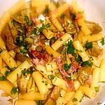 recette TORTIGLIONI   CARCIOFI  PROSCIUTTO E MOZZARELLA