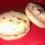 recette ~ Macaron au caramel à la banane ~