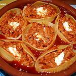 recette Conchiglionis farcis au thon
