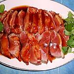 recette Magret de canard sauce miel et vinaigre de xérés