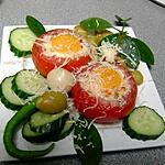 recette TOMATES FARCIE PUREE JAMBON MODE COCOTTE