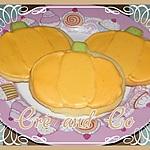 recette Cookies d'automne en forme de citrouille