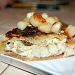 recette Tarte pétoncles, champignons, jambon de parme