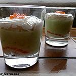 estragon : recette Cappuccino de crevettes aux asperges & aux oeufs de saumon