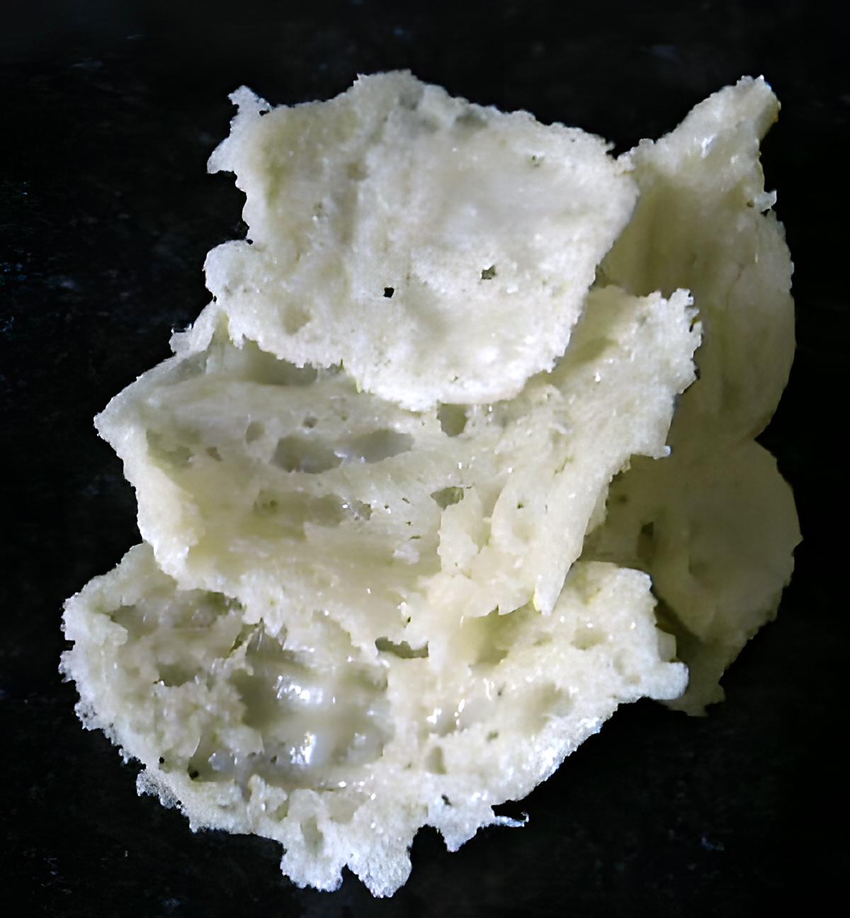 recette Tuiles au parmesan nature