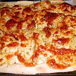 recette PIZZA  FINE  PROSCIUTTO CRUDO   E  PATATE