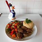 recette Joues de porc aux épices et aux légumes.