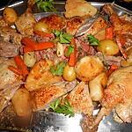 recette Canette farcie rotie aux topinambours