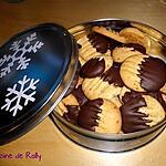 recette Sablés pralin et chocolat