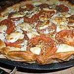 recette Tarte à la tomate et babybel